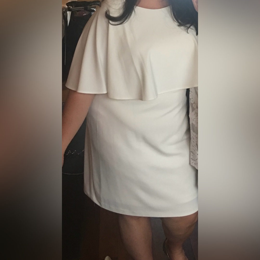 White. Calvin Klein. Size 22W Dress